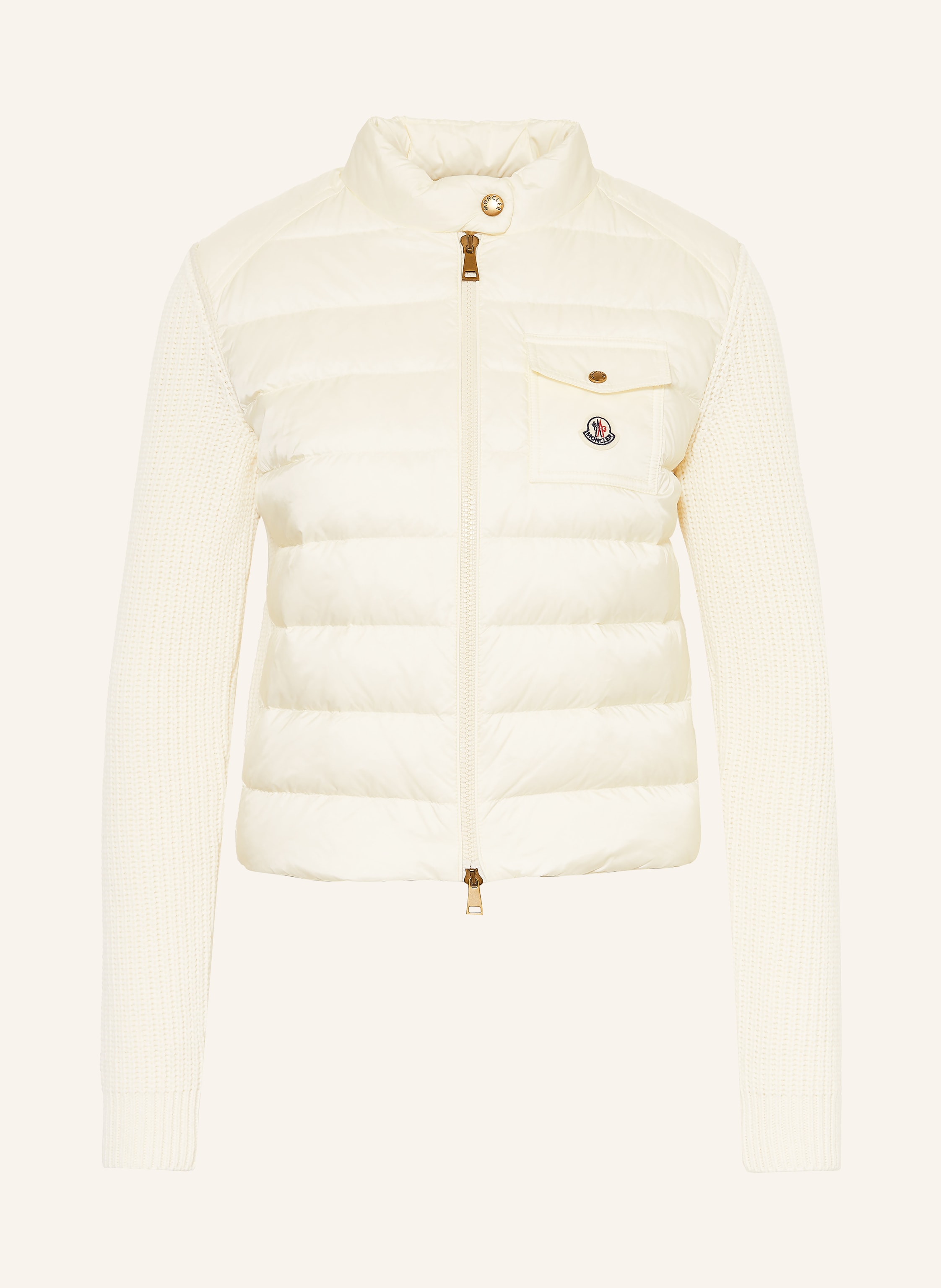 MONCLER Daunenjacke im Materialmix