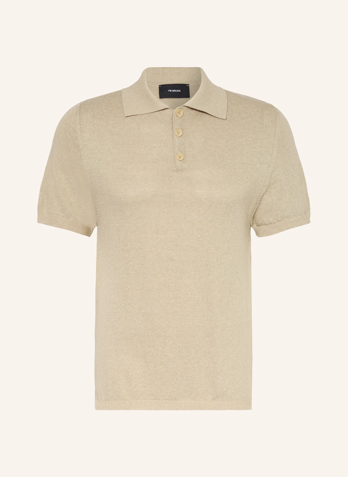 I'M BRIAN Strick-Poloshirt