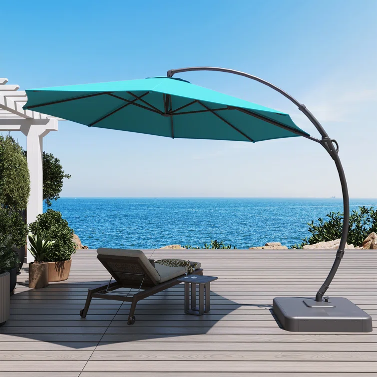 Ebonique Cantilever Umbrella with Base Included