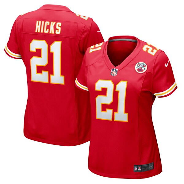 Jaden Hicks Kansas City Chiefs Nike Women's  Game Jersey -  Red