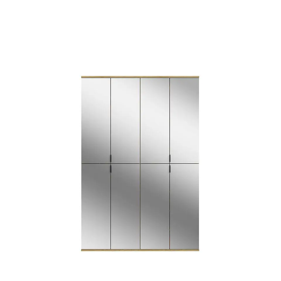 Hioshop ProjektX kledingkast - 8 deuren spiegel