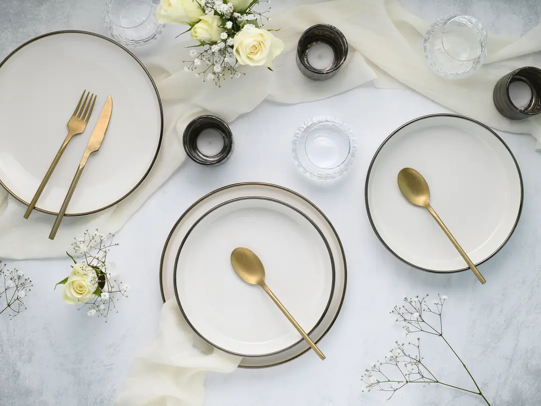 Geschirrset 12er-Set Nordic Festive