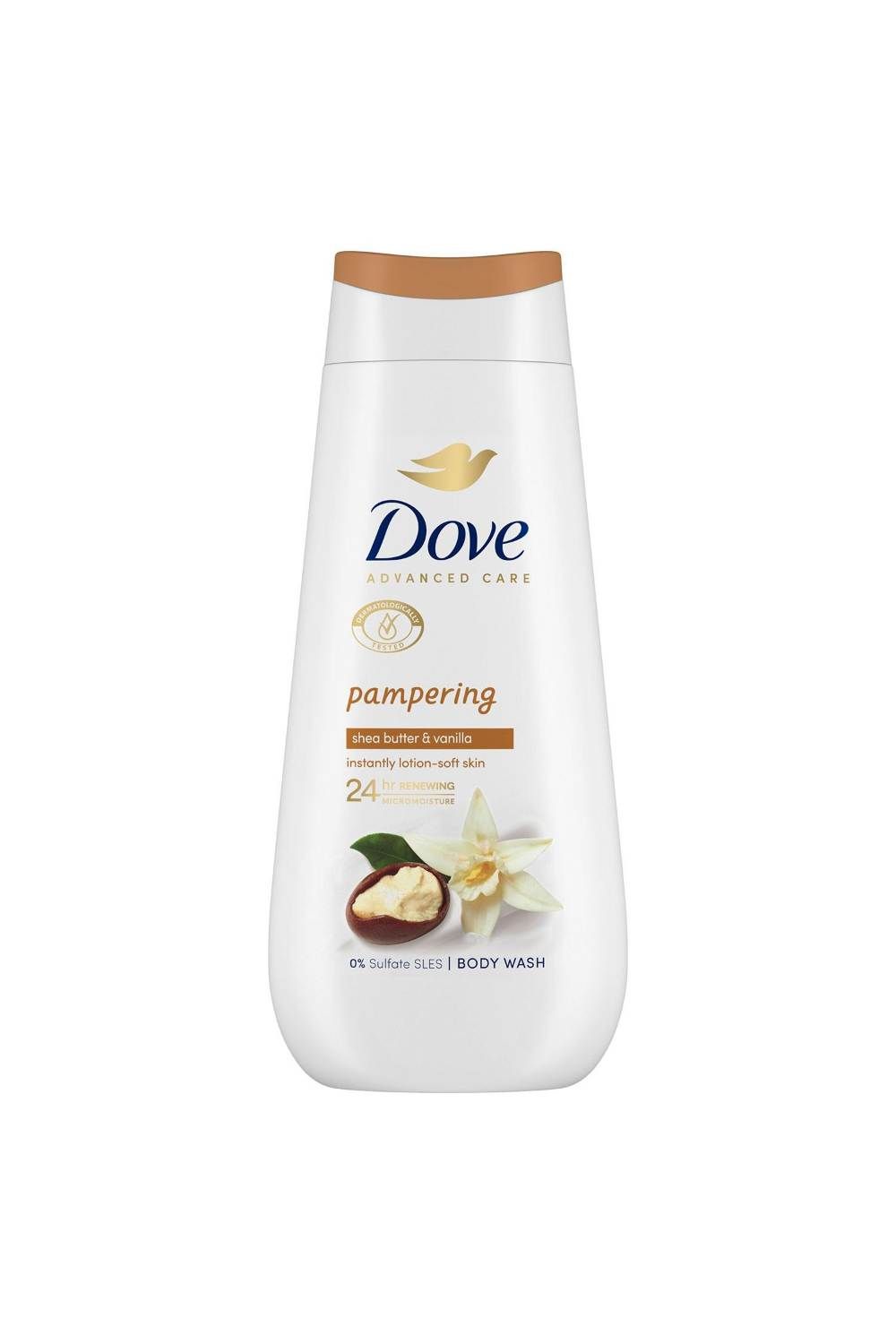 Dove Body Wash' Pampering 24Hrs Renewing Micromoisture 3x 225ml