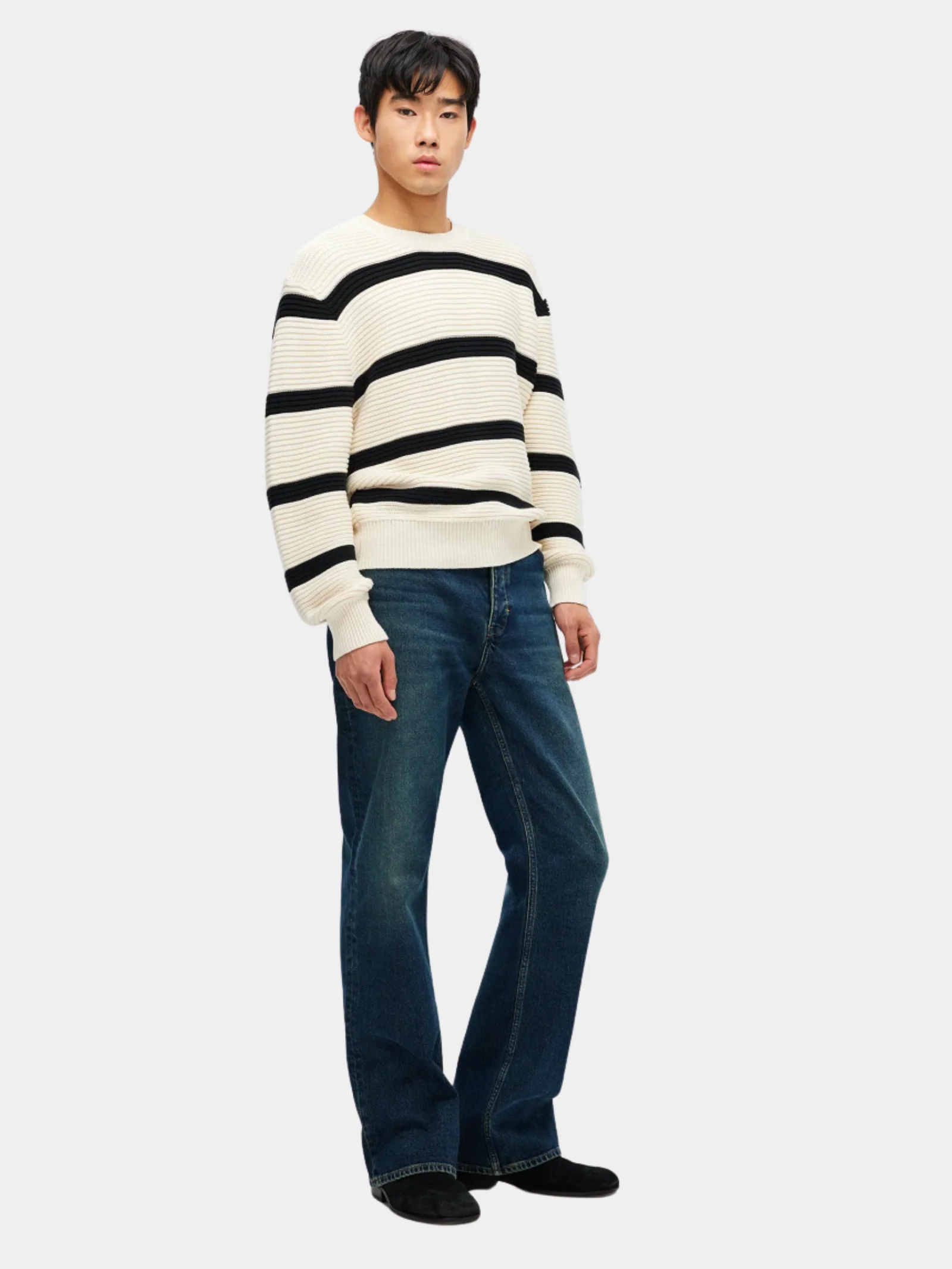 Stripe Knit Crew