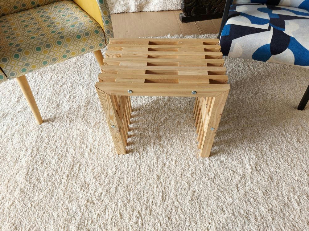 SENCILLO - Tapis en coton écru 170x240cm