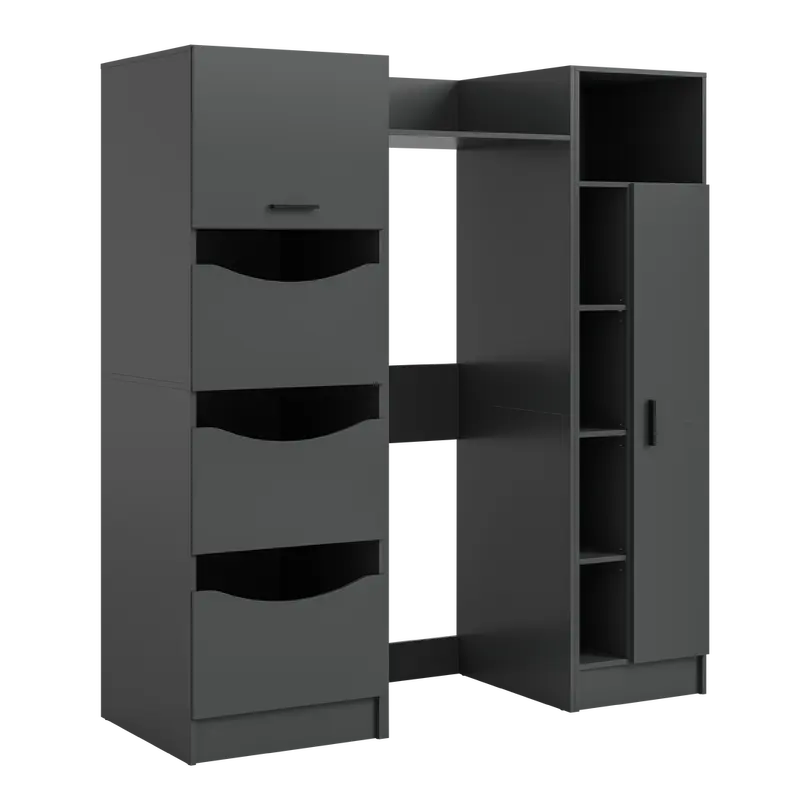 Waschmaschinenschrank 3-teilig Free