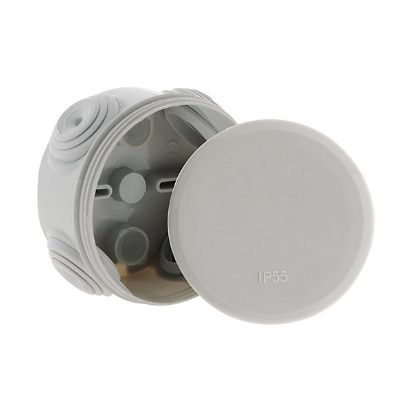10 Boîte dérivation IP55 diamètre 70x35mm Zenitech
