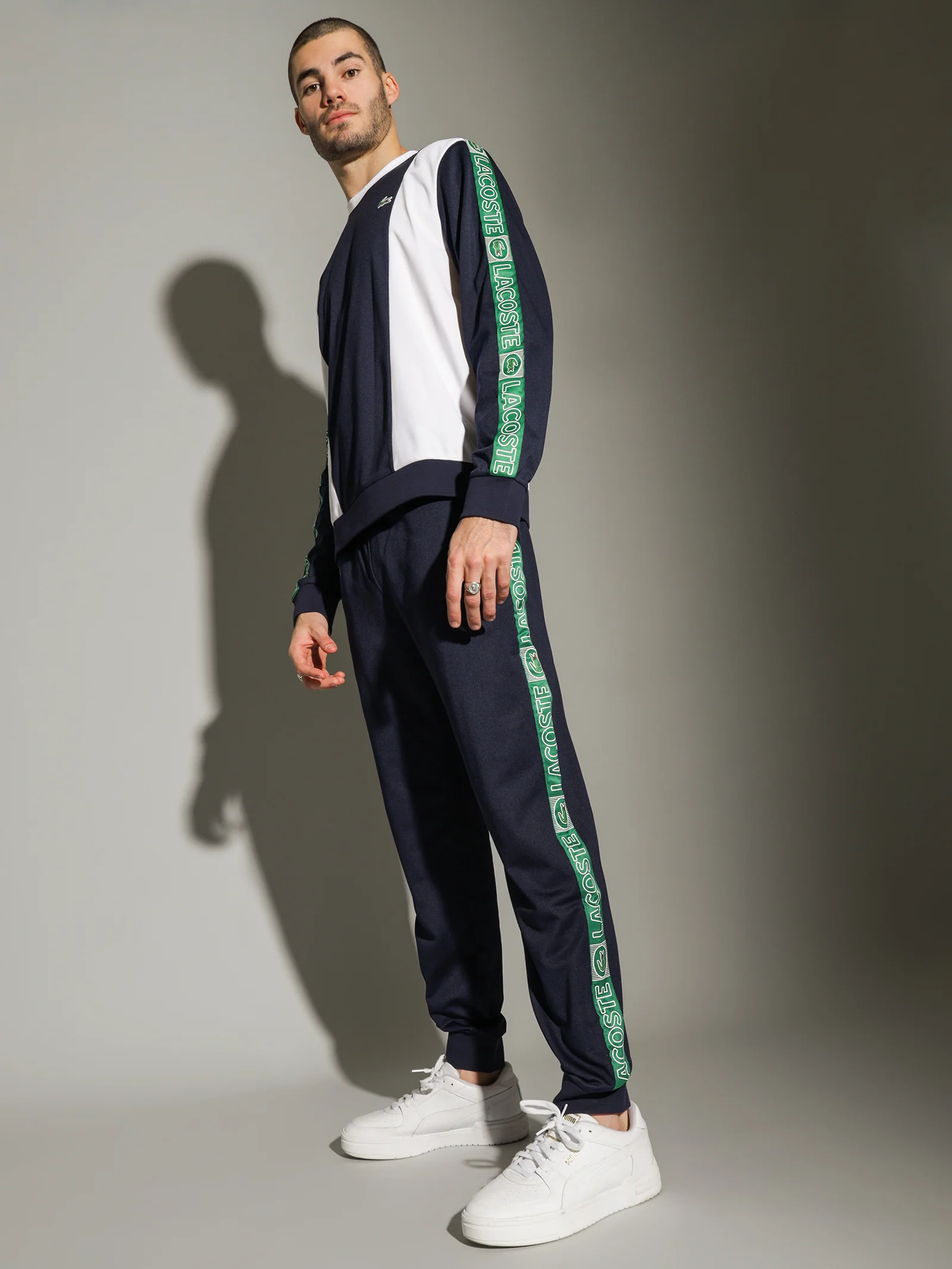 Tech Colour Block Poly Track Pants