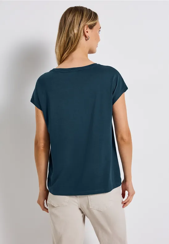 Basic Shirt mit Wording