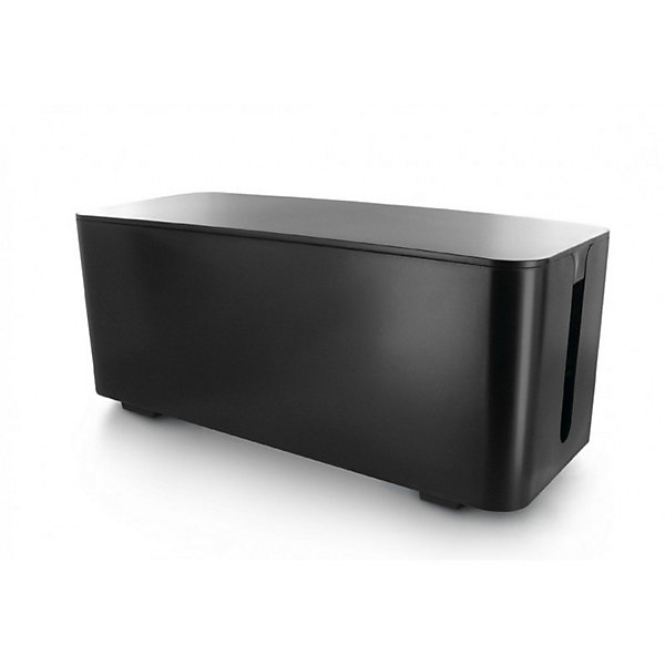 Coffret de rangement câbles et multiprises grande taille noir