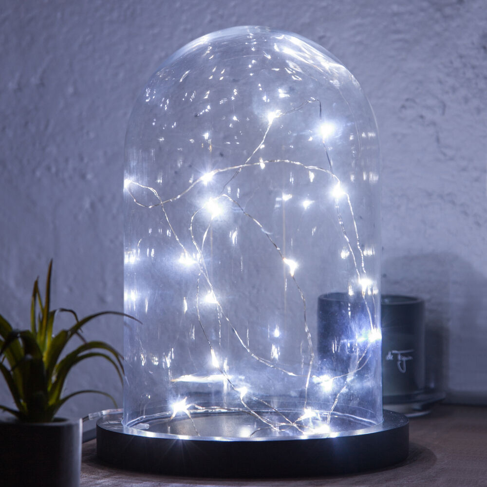 Grinalda com 20 microleds branco frio 240cm