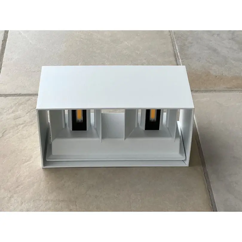 Outdoor Wandleuchte Doppelwürfel