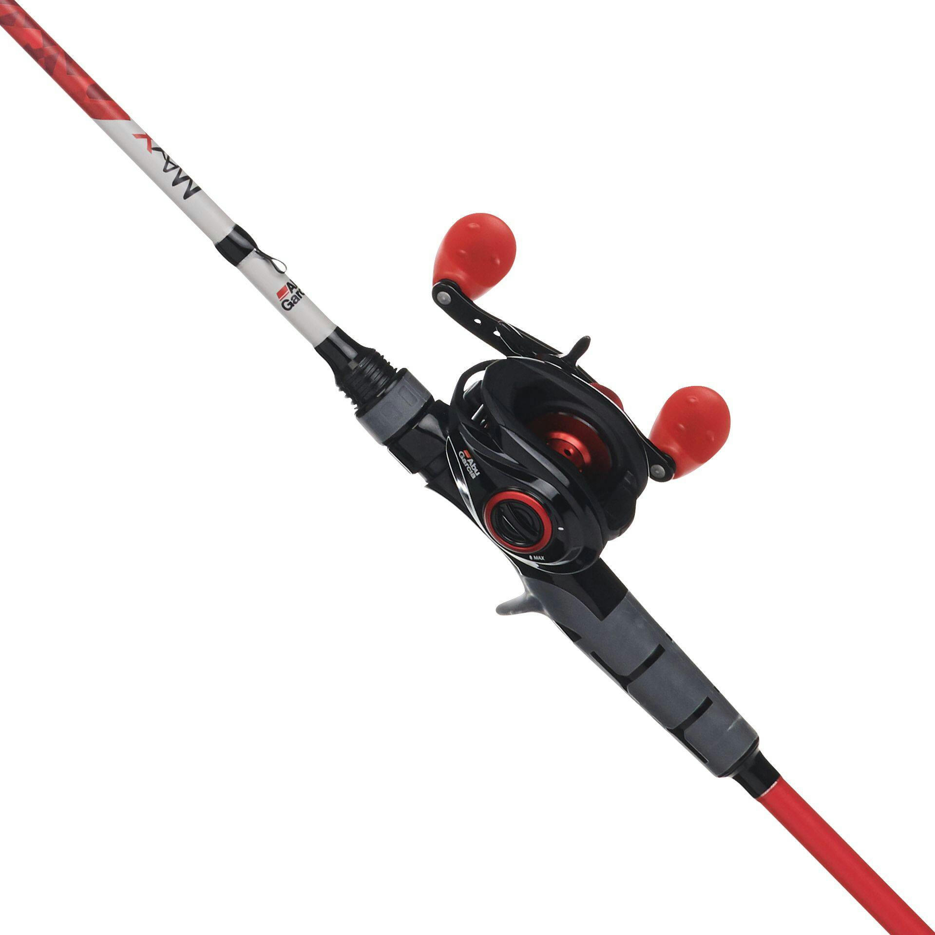 Abu Garcia Maxx Baitcaster Combo Reel, Medium, 6.6-ft