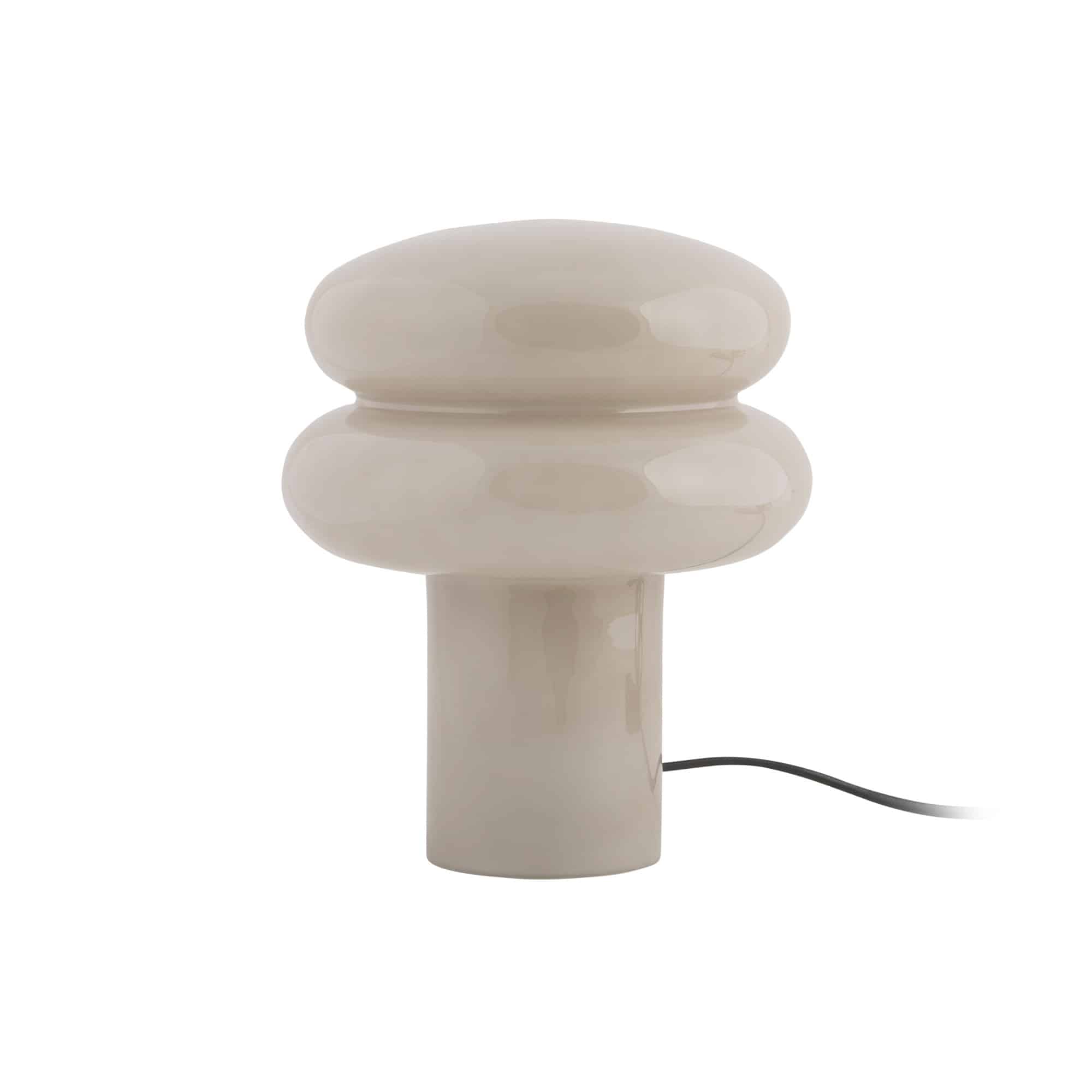 Leitmotiv tafellamp Incesante Double Ring - Paddenstoellamp - grijs - Ø20cm