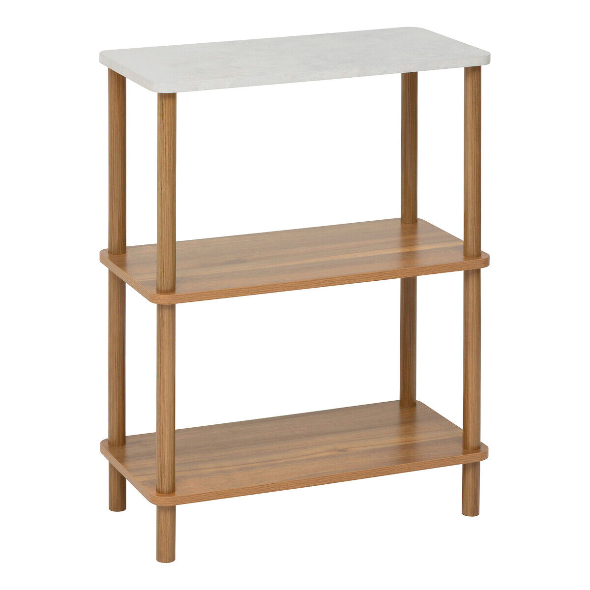 Estante COME castanho com 3 níveis