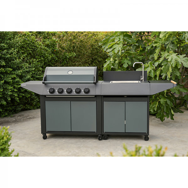 Barbecue Gaz BURN 80 PREMIUM   évier -
