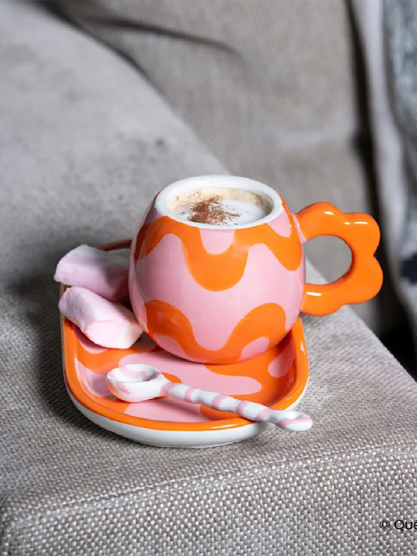 Tasse espresso juanita - que rico / optiplast orange