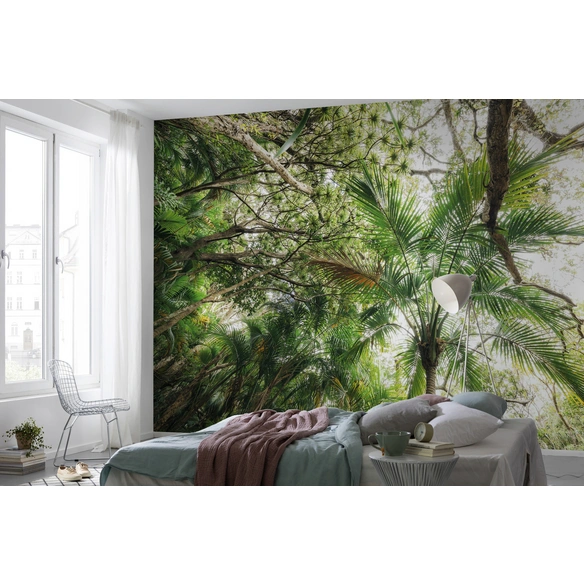 Vliestapete »Touch the Jungle «, Breite 450 cm, seidenmatt