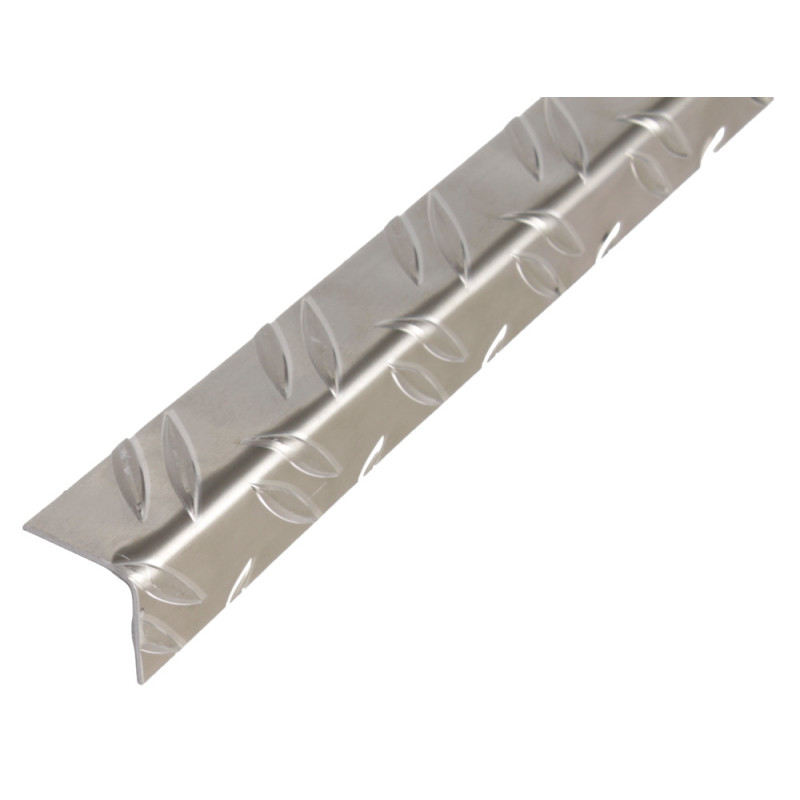 Cornière en aluminium grains de riz 23,5 x 23,5 x 1,5 mm 1 m ALBERTS