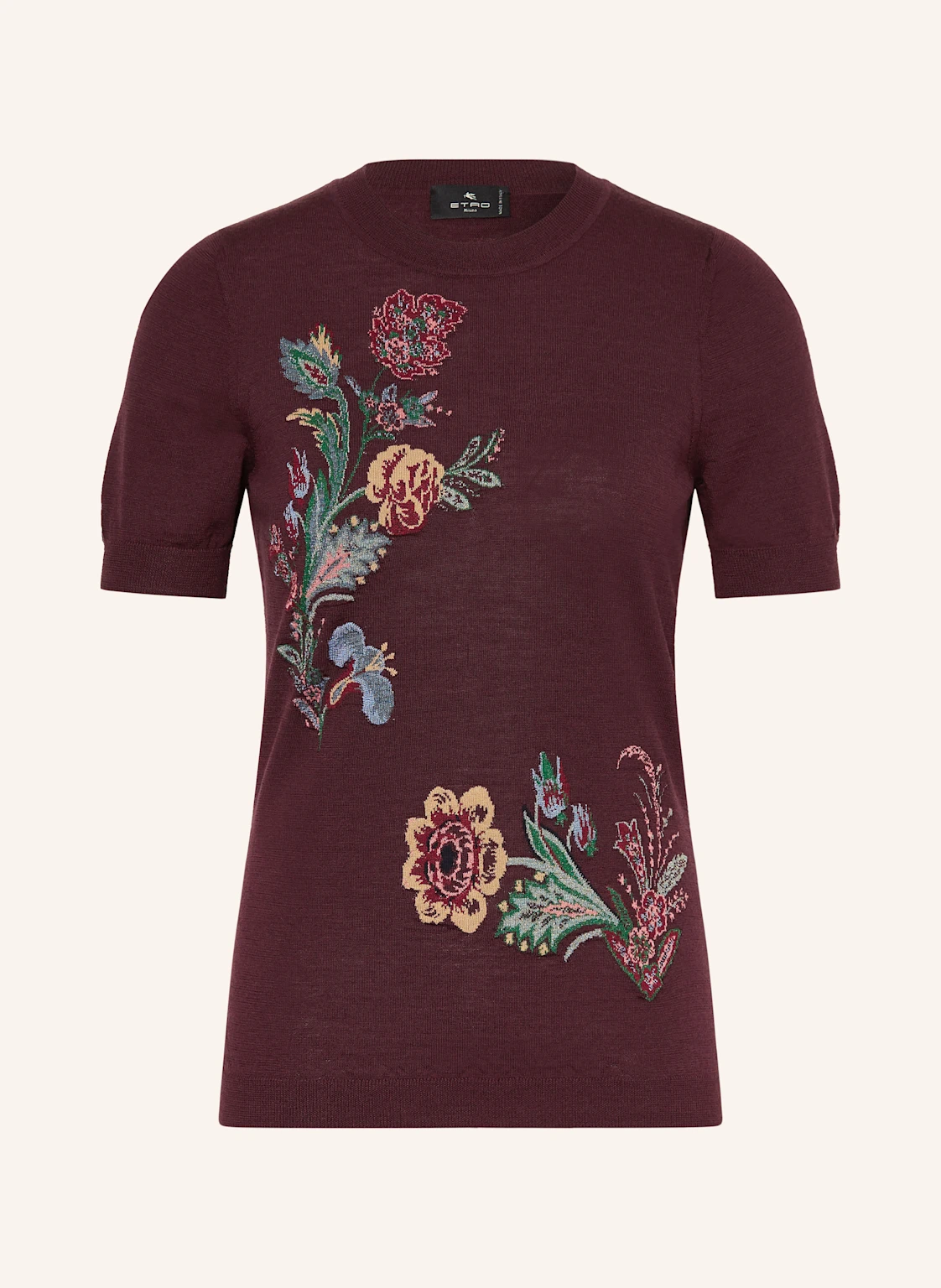 ETRO Strickshirt mit Glitzergarn