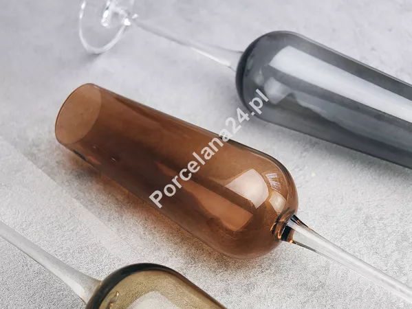 Kpl. kieliszków do szampana 220 ml (6 szt.) Bohemia - Ardea Smokey 101297