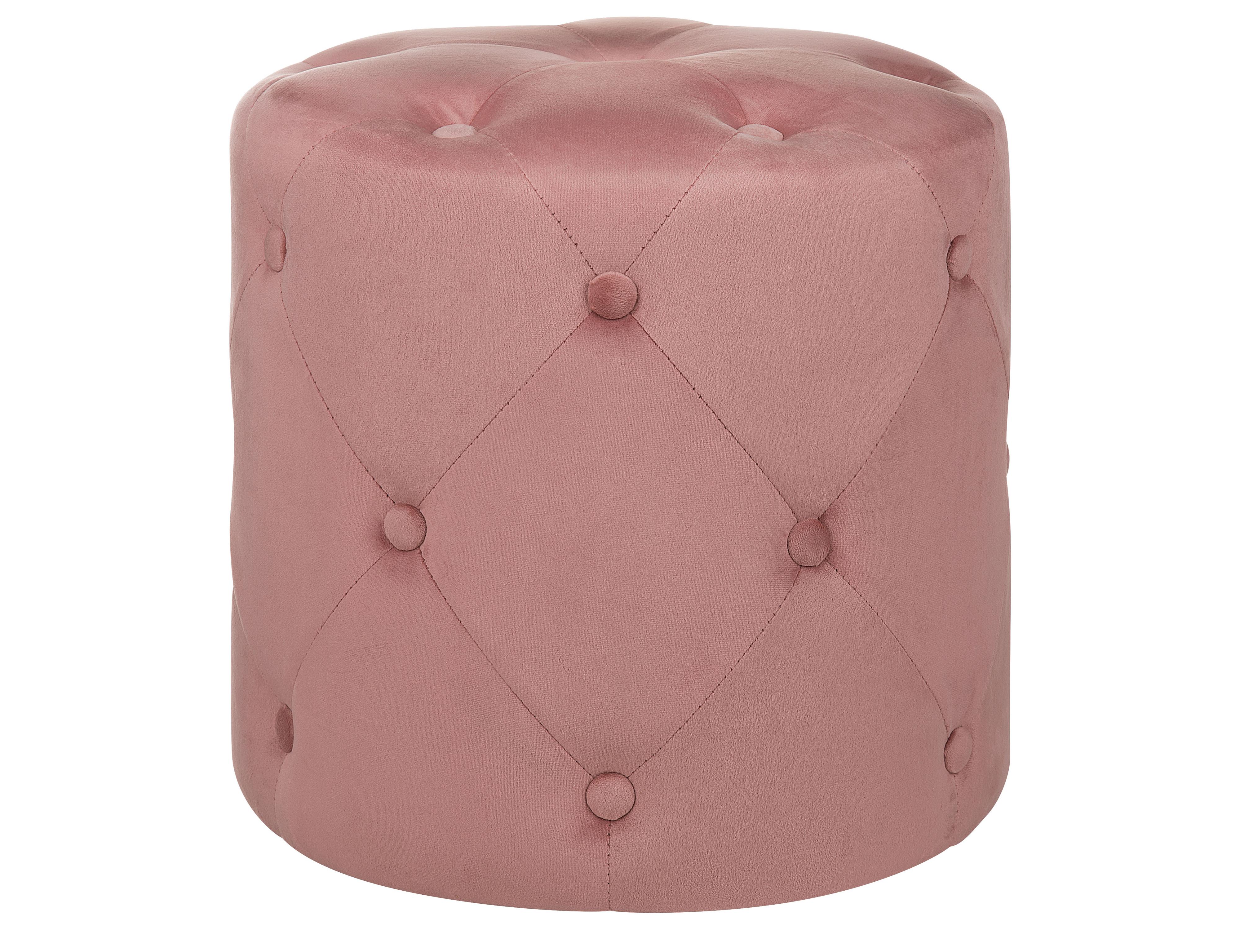 Pouffe COROLLA Velvet Pink