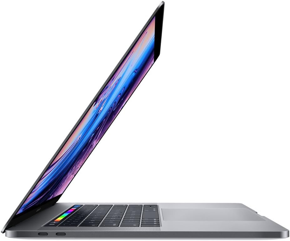 Apple 15.4in MacBook Pro Laptop (Retina  Touch Bar  2.6GHz 6-Core Intel Core i7  16GB RAM  512GB SSD Storage) Space Gray (MR942LL/A) (2018 Model) (Renewed)