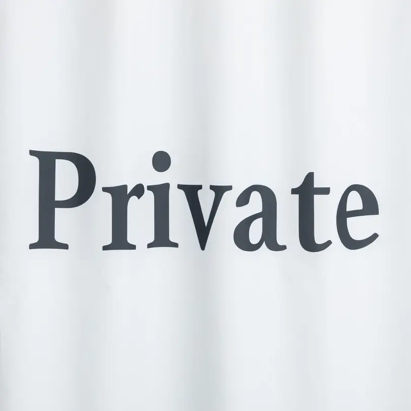 Duschvorhang Private