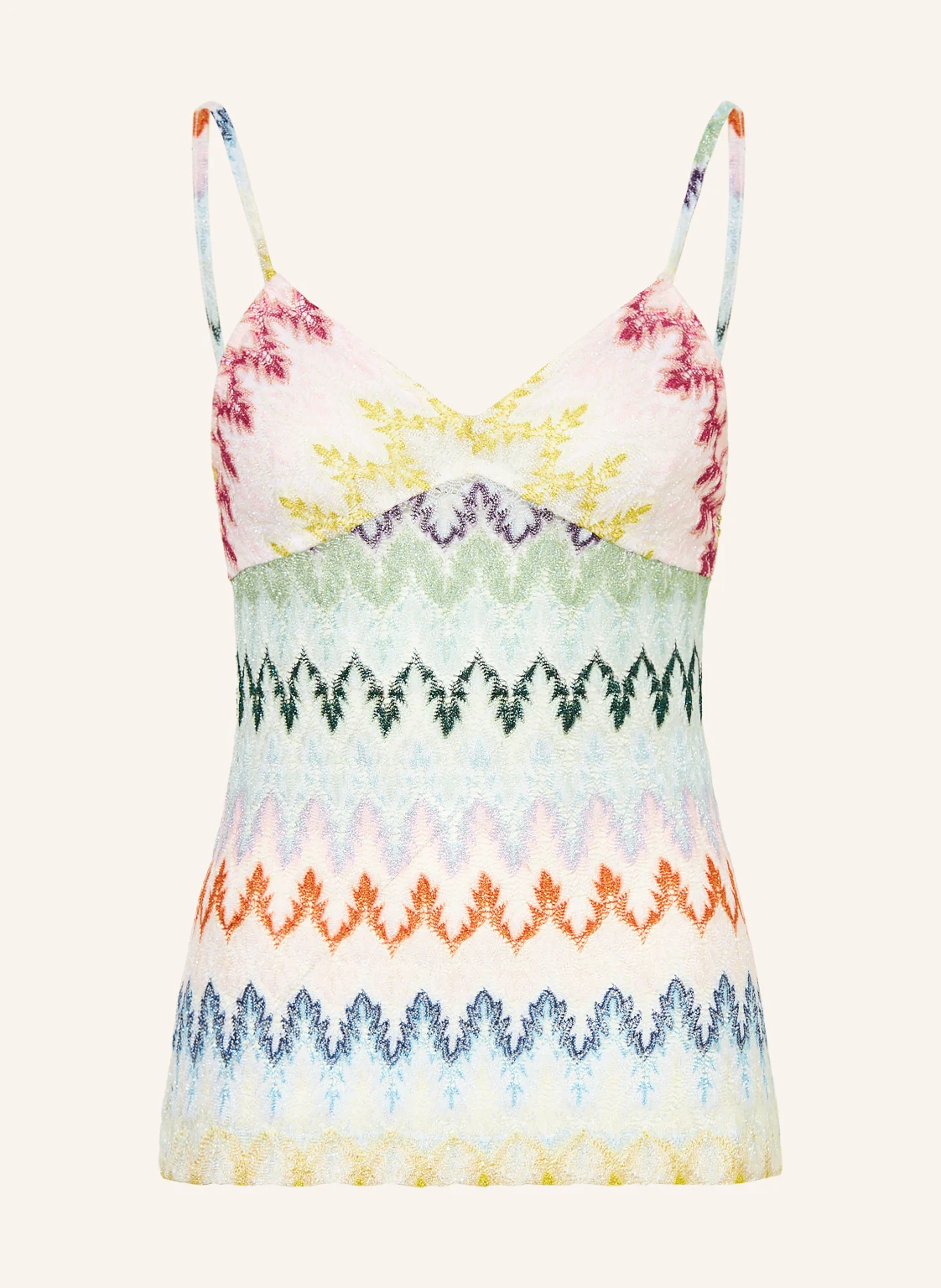 MISSONI Stricktop mit Glitzergarn