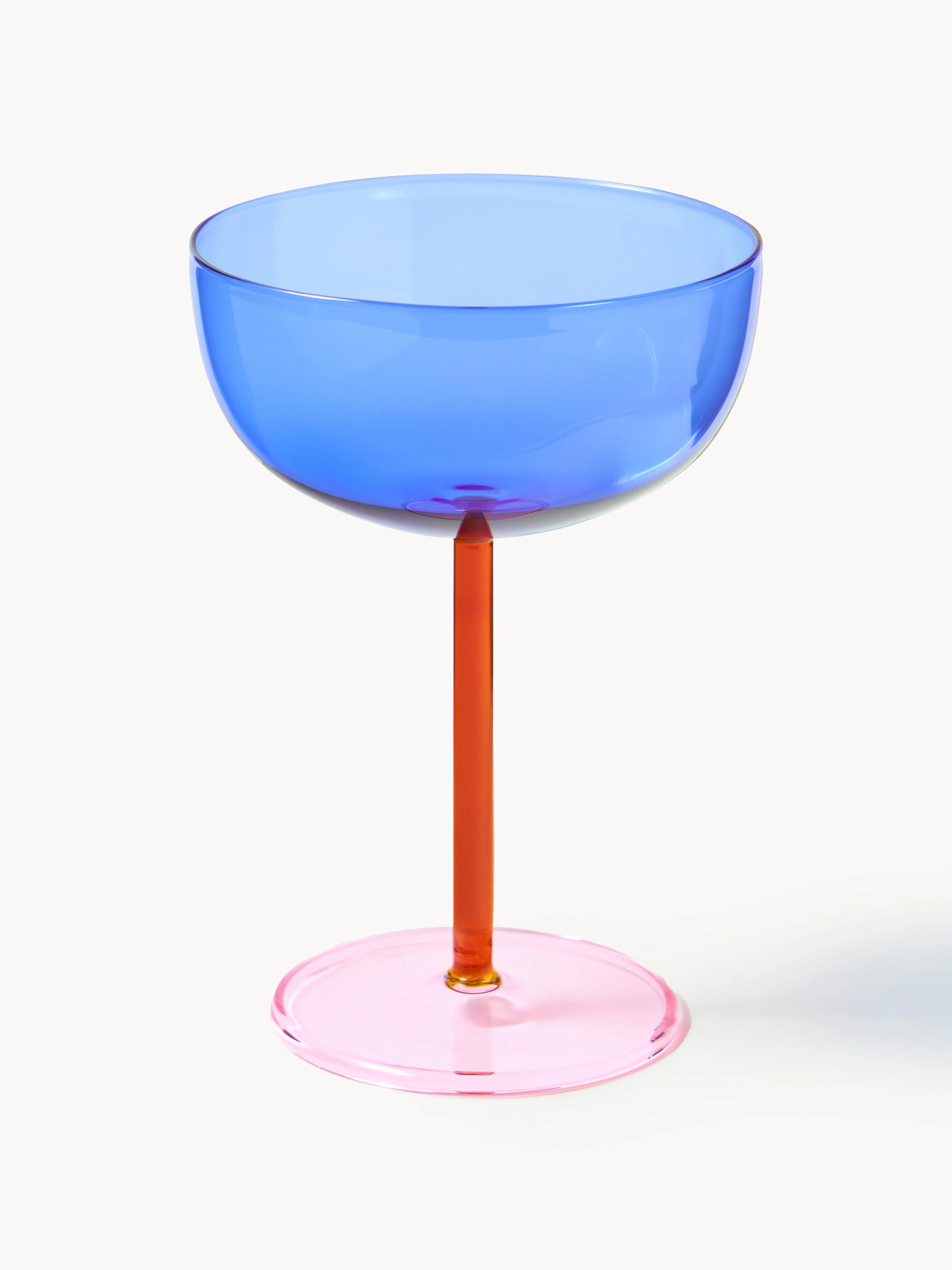 Mundgeblasene Champagnerschalen Karisa, 4er-Set