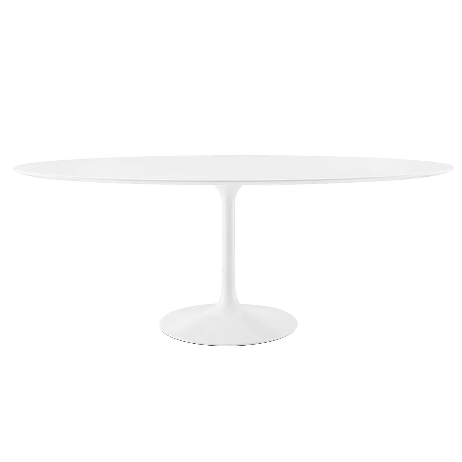 78 Oval Wood Top Dining Table
