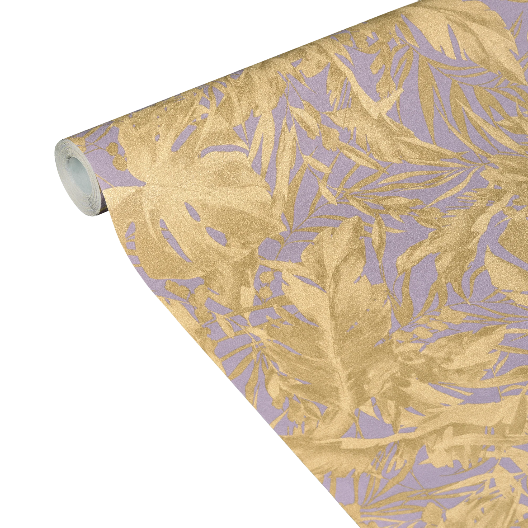 CosmoLiving Papier peint intissé EARTHLINES mauve et doré