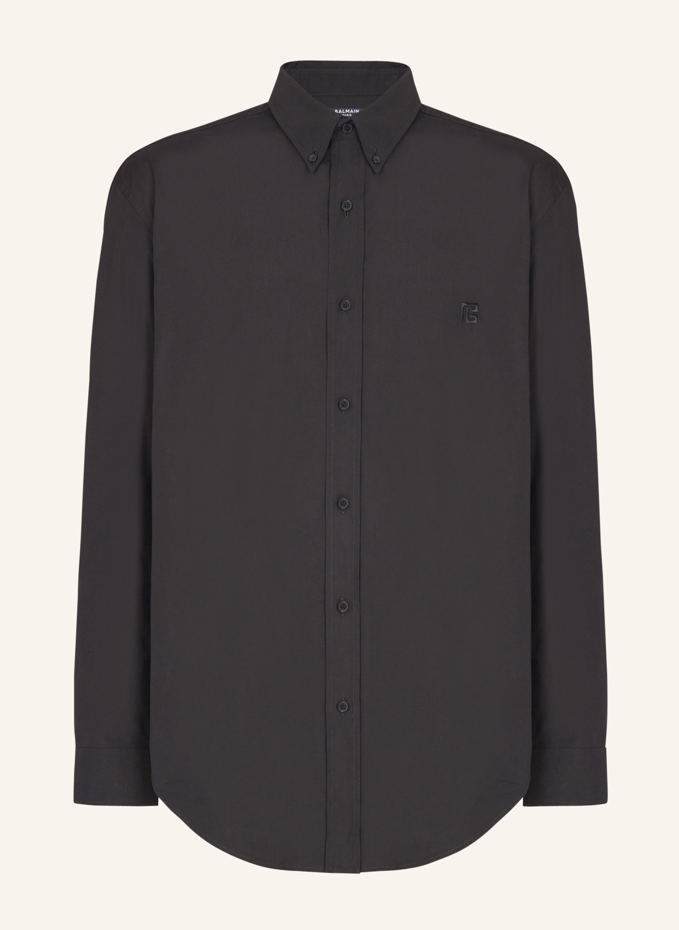 BALMAIN Hemd aus Baumwollpopeline