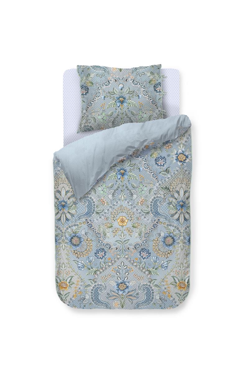 Pip Studio dekbedovertrek Saluti Grandi - 140x200/220 cm - licht blauw