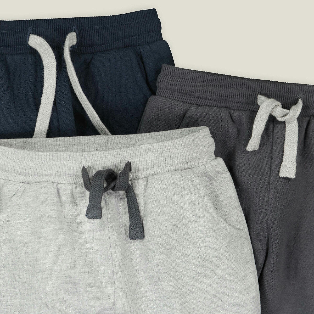 Lot de 3 jogpants en molleton
