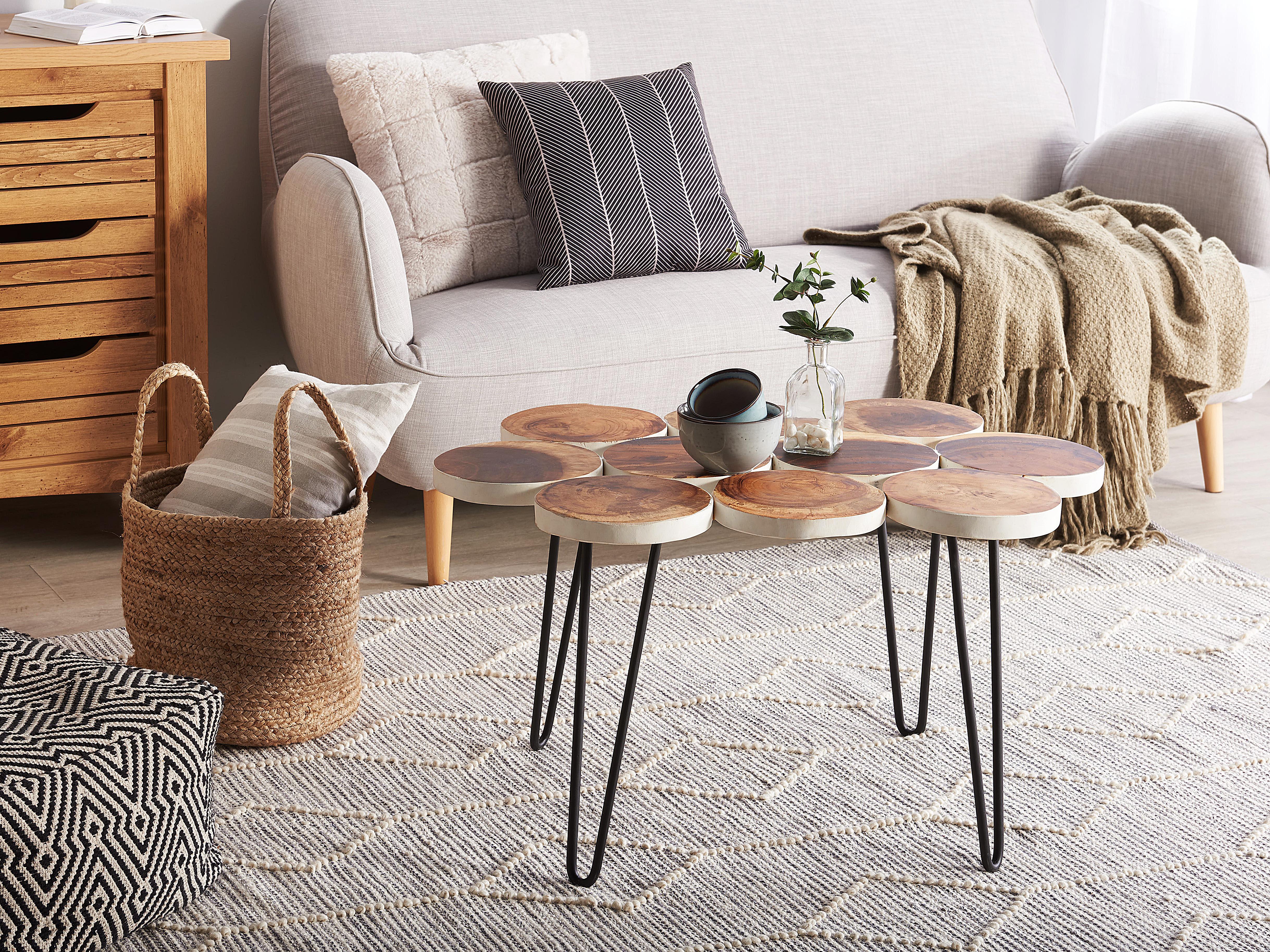 Side Table TIJUANA Wood Brown