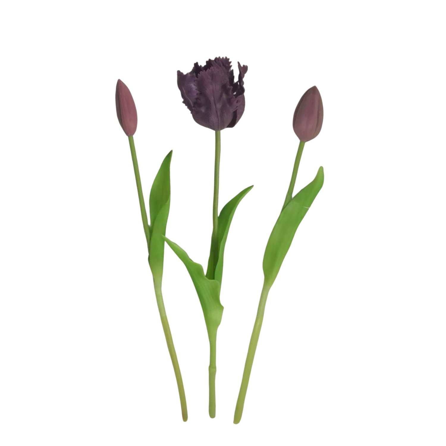 Mensa Home Sztuczny tulipan ciemnofioletowy (1szt. mix)