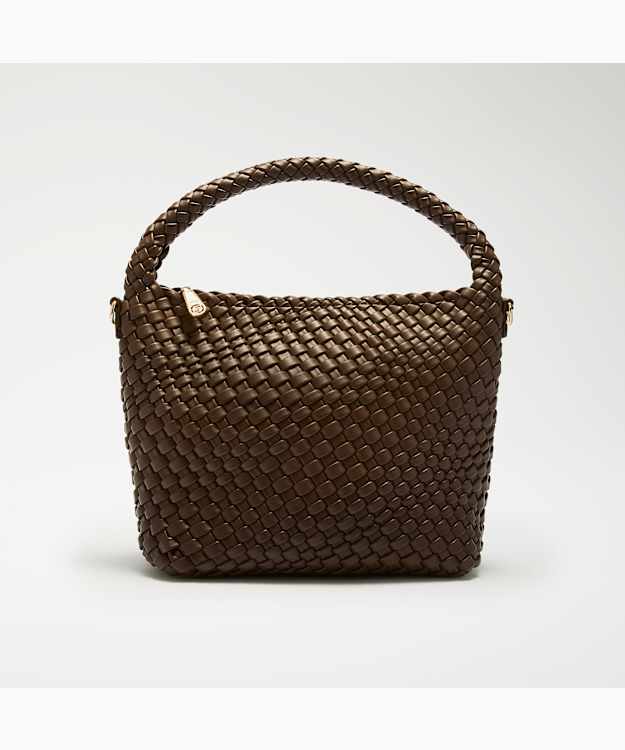 Deliberate M Brown - Woven Shoulder Bag