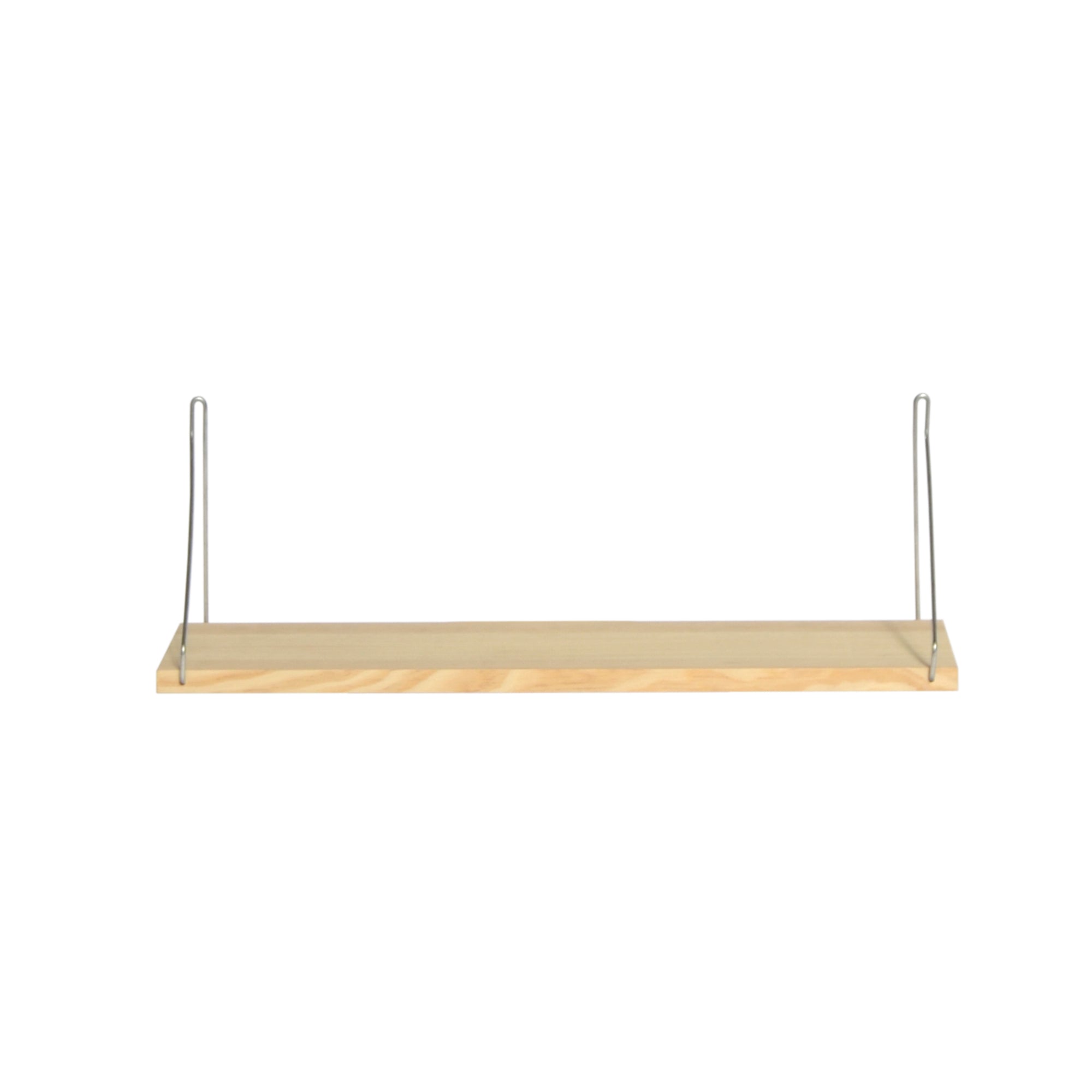 Naan Furniture Wandplank Macarelleta - Gelakt massief hout - Natuurlijk - 60 cm