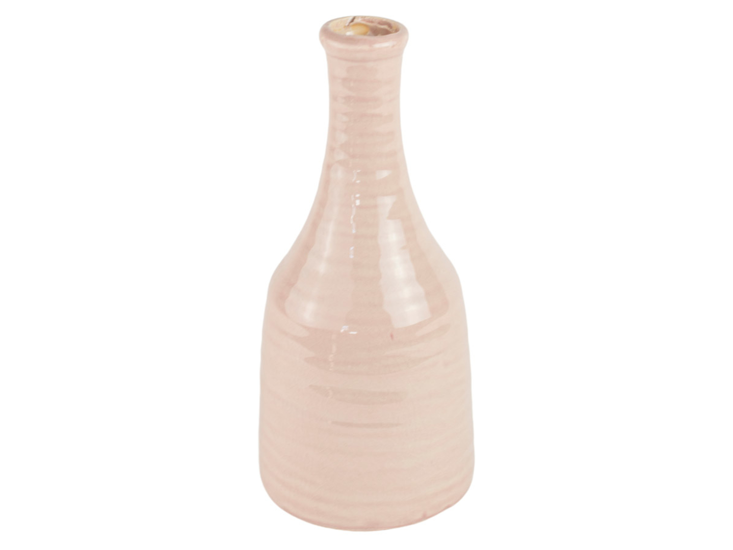 Wazon ceramiczny 23 cm różowy