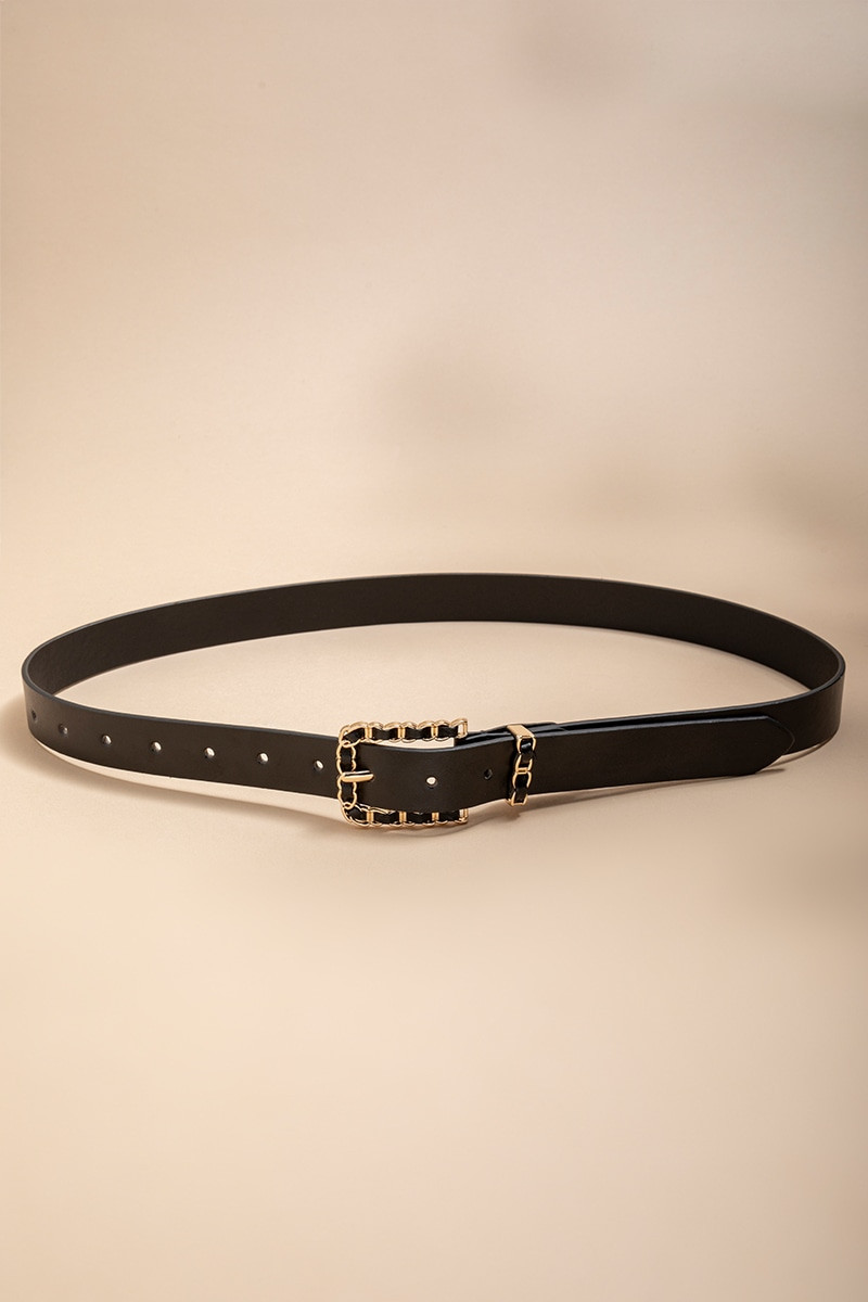 Shelly Buckle Chain Belt