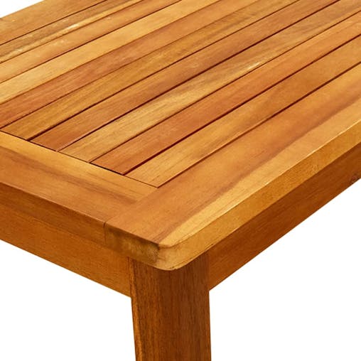 NNEVL Garden Coffee Table 70x40x36 cm Solid Acacia Wood