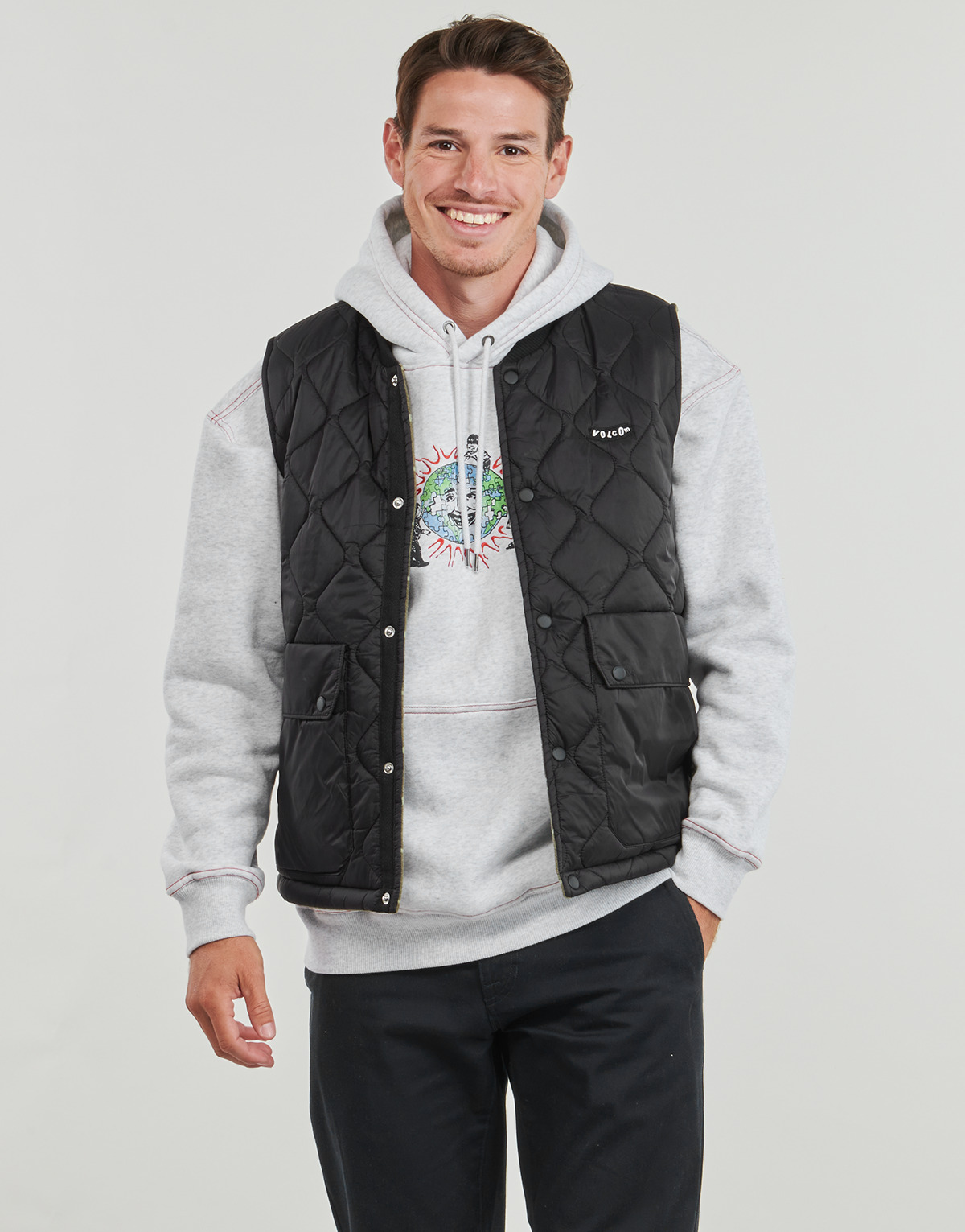 Volcom - BOWERED VEST - Black