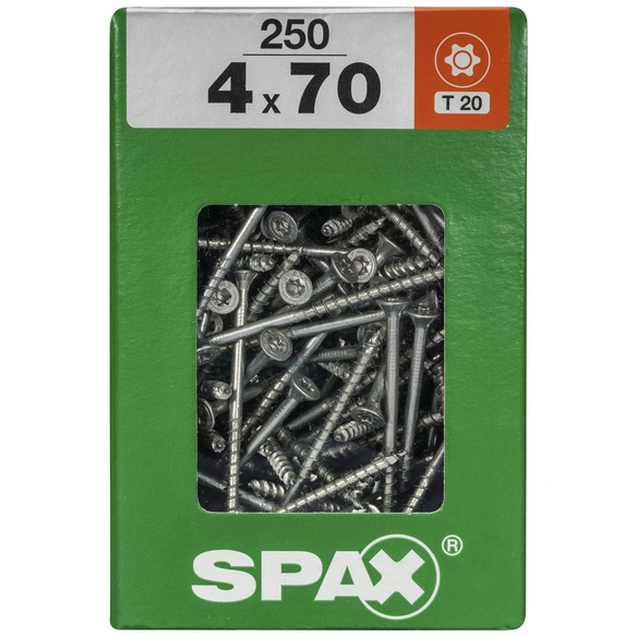 Universalschraube, 4 mm, Stahl, 250 Stk., TRX 4x70 XXL