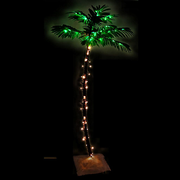 Palmier à LED 88 LED Blanc chaud 150 cm vidaXL