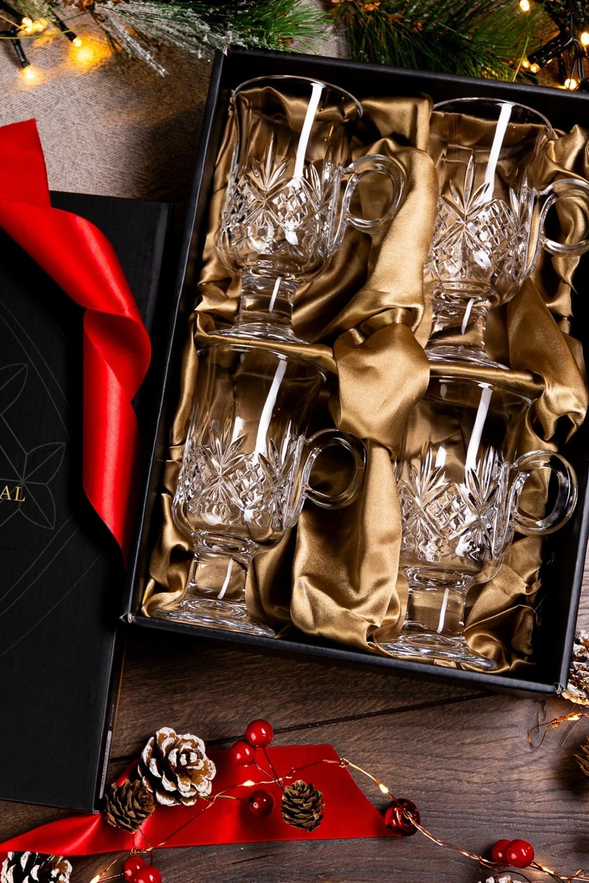 Trinity Crystal Irish Coffee Set of 4