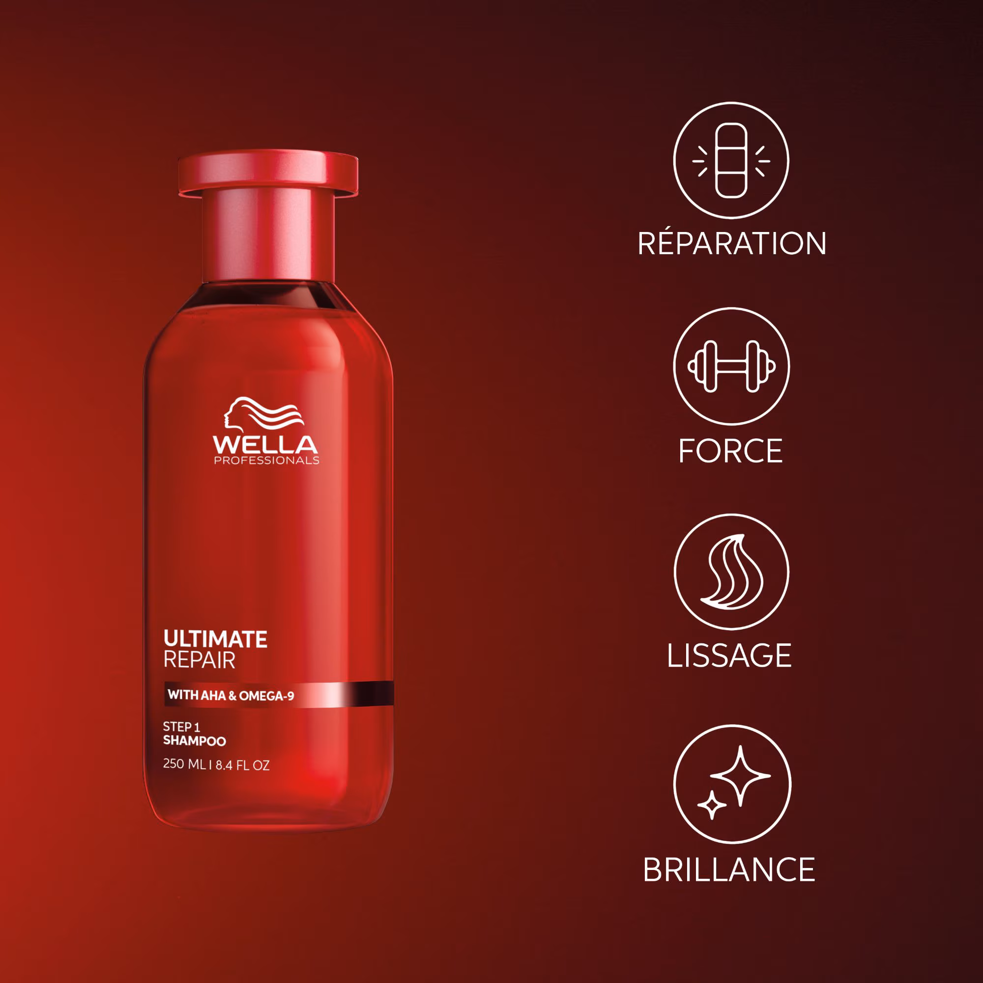 ULTIMATE REPAIRShampoing crème professionnel léger - cheveux abîmés
