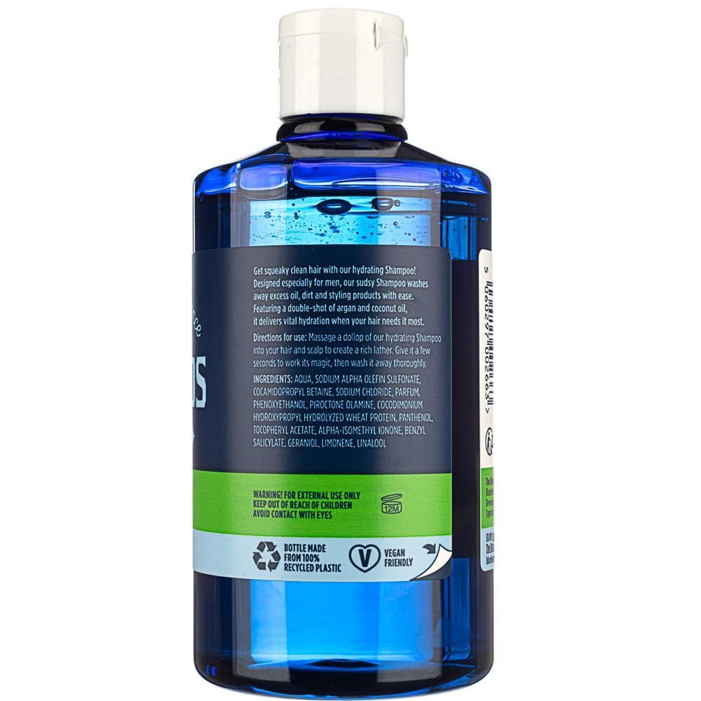 The Bluebeards Revenge Shampoo Men Rehydrates Hair Scalp Removing Trapped Dirt Oil 300ml