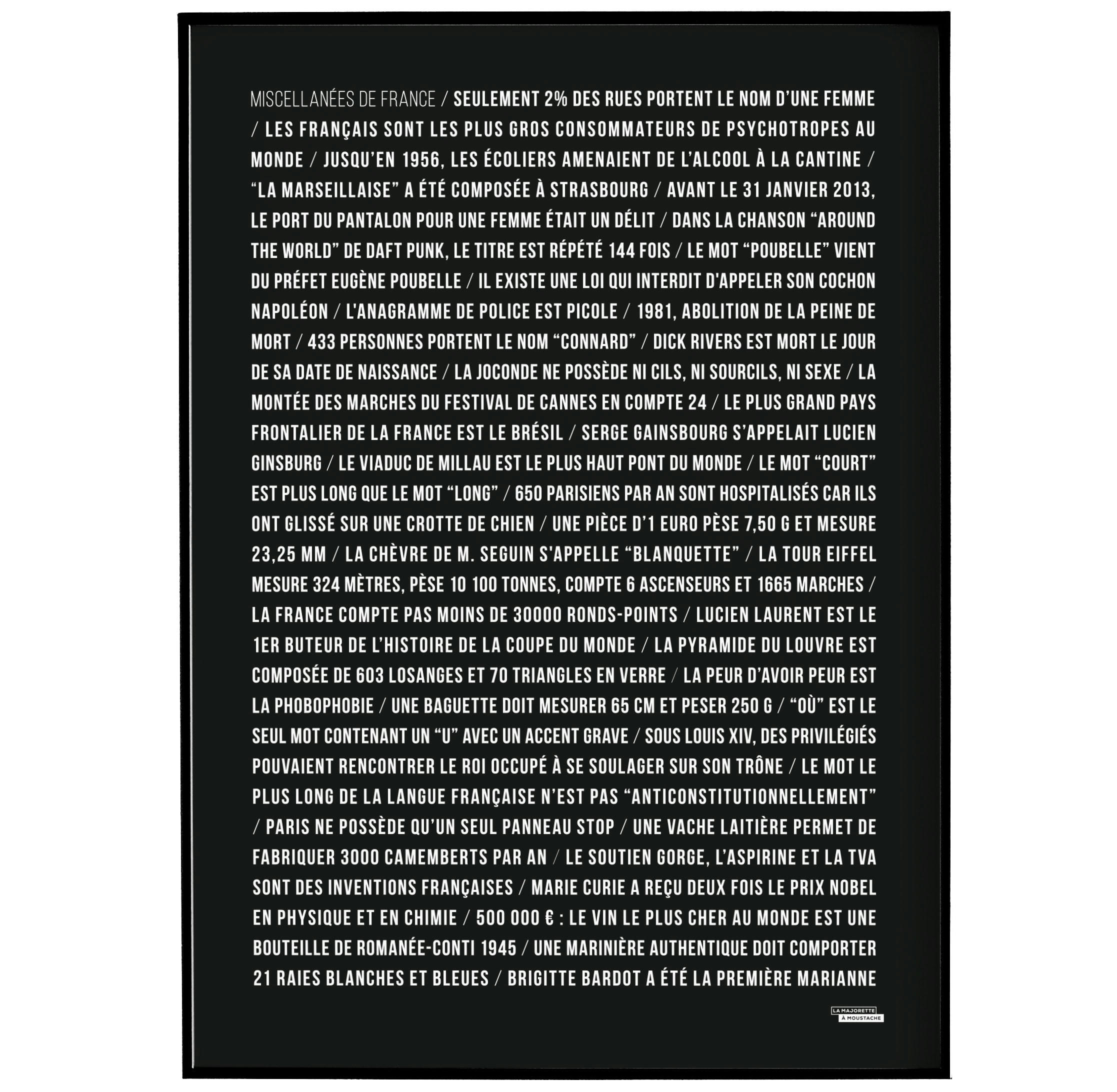 - Affiche d'art miscellanées de France 50 X 70 cm