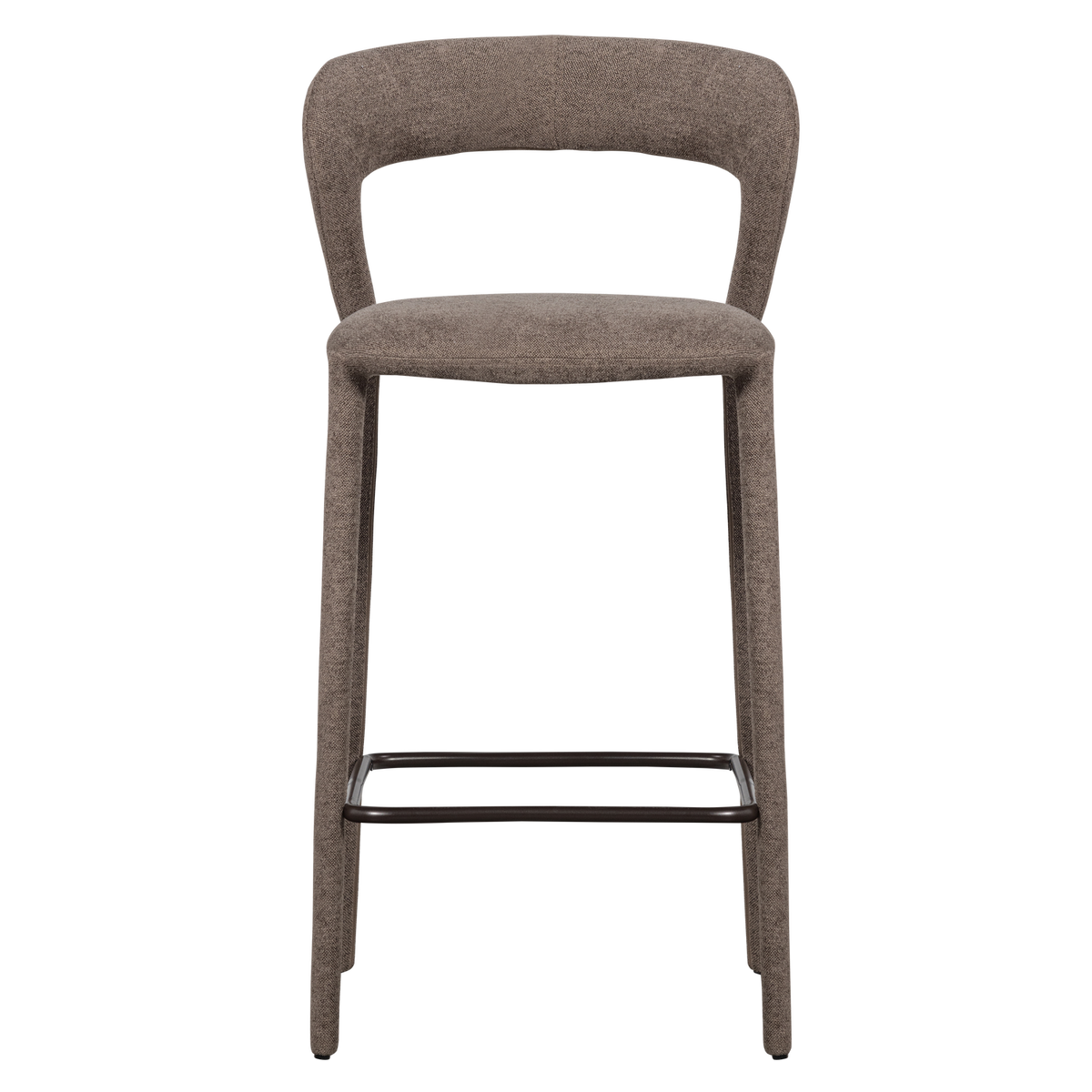 WOOOD barstoel Noble - Polyester - Taupe - 95x48x52